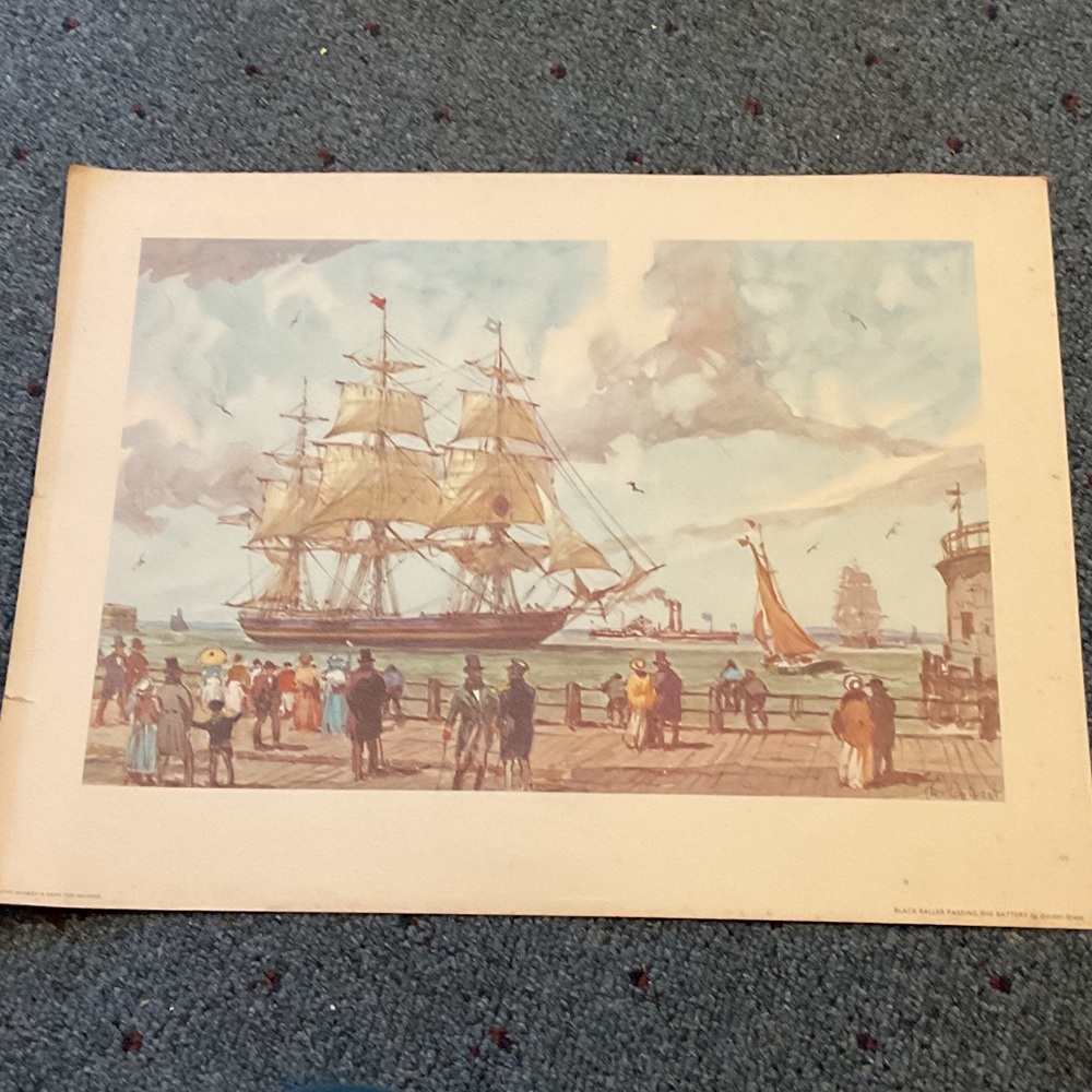 Gordon Grant NYC seascape print